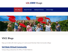 Tablet Screenshot of blogs.volstate.edu